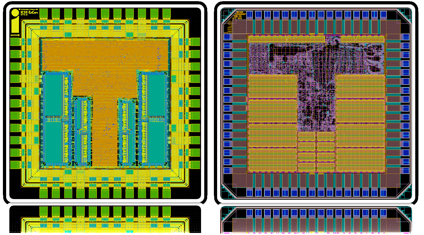 Figure 1: The Calton and Castle EnCore processors