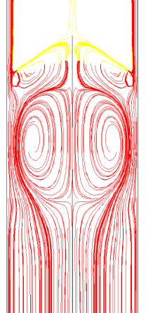 Fig. 2: CFD modelling of the new process.