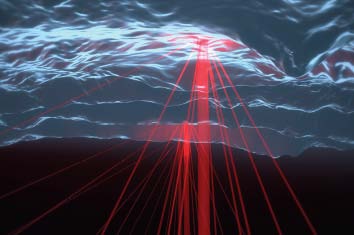 Fig 1: Surface roughness
giving rise to diffuse light