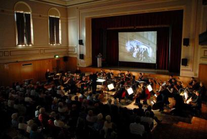 Pantomime on film Woodside Hall Glasgow