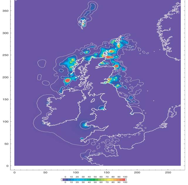 Figure 1. Grey seal population distribution at sea [3].