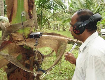 Figure 2: The novel detector being used in a field trial.