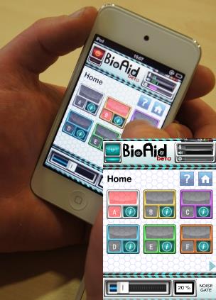 Fig.1: BioAid offers 6 audiogram profiles, each divided into 4 sub-profiles.